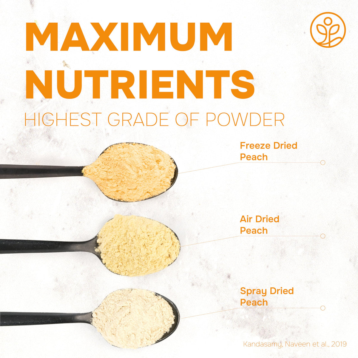 Jungle Powders Peach Powder for baking adds vibrant color and aroma.