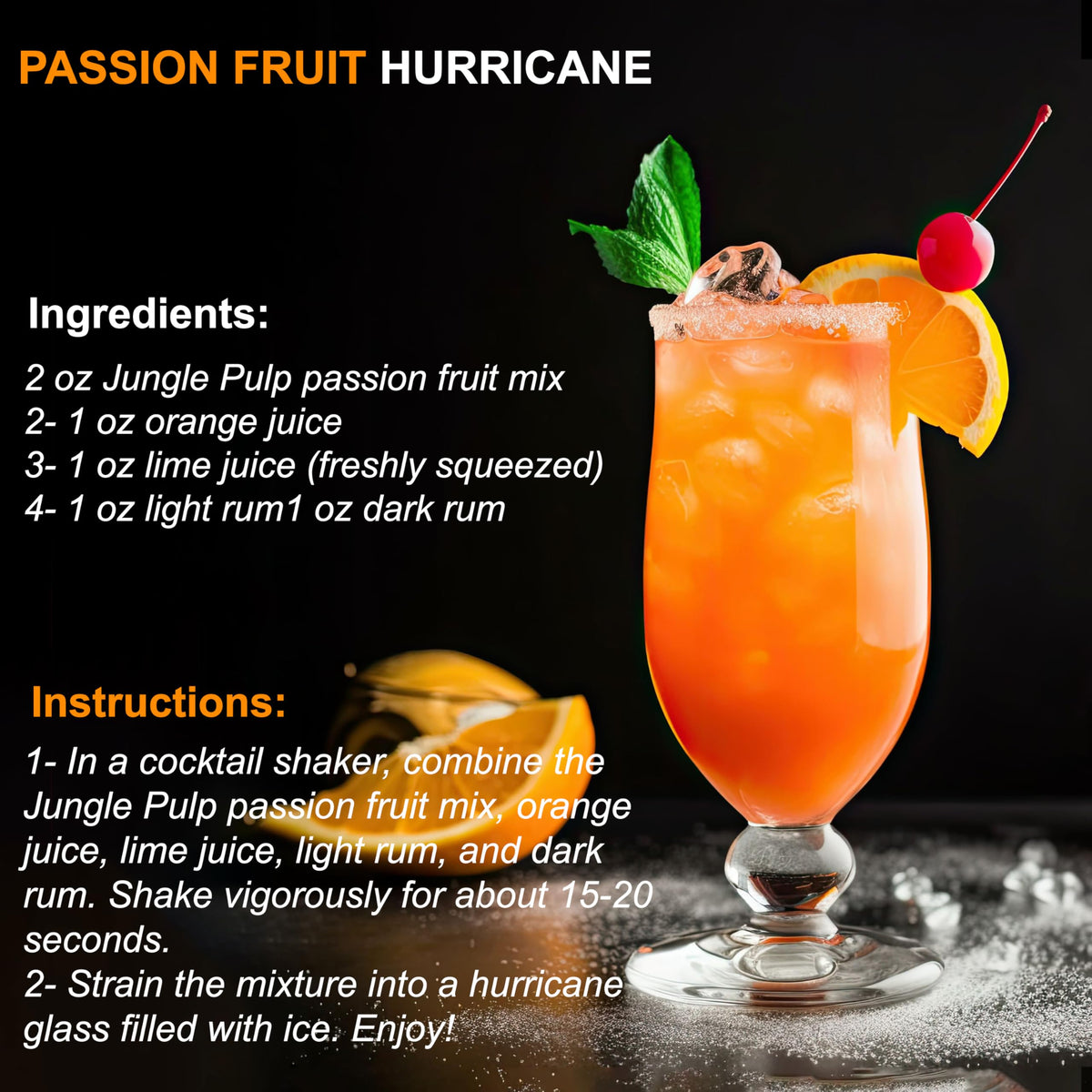Jungle Pulp Passion Fruit Puree suggesting vibrant pastry fillings.