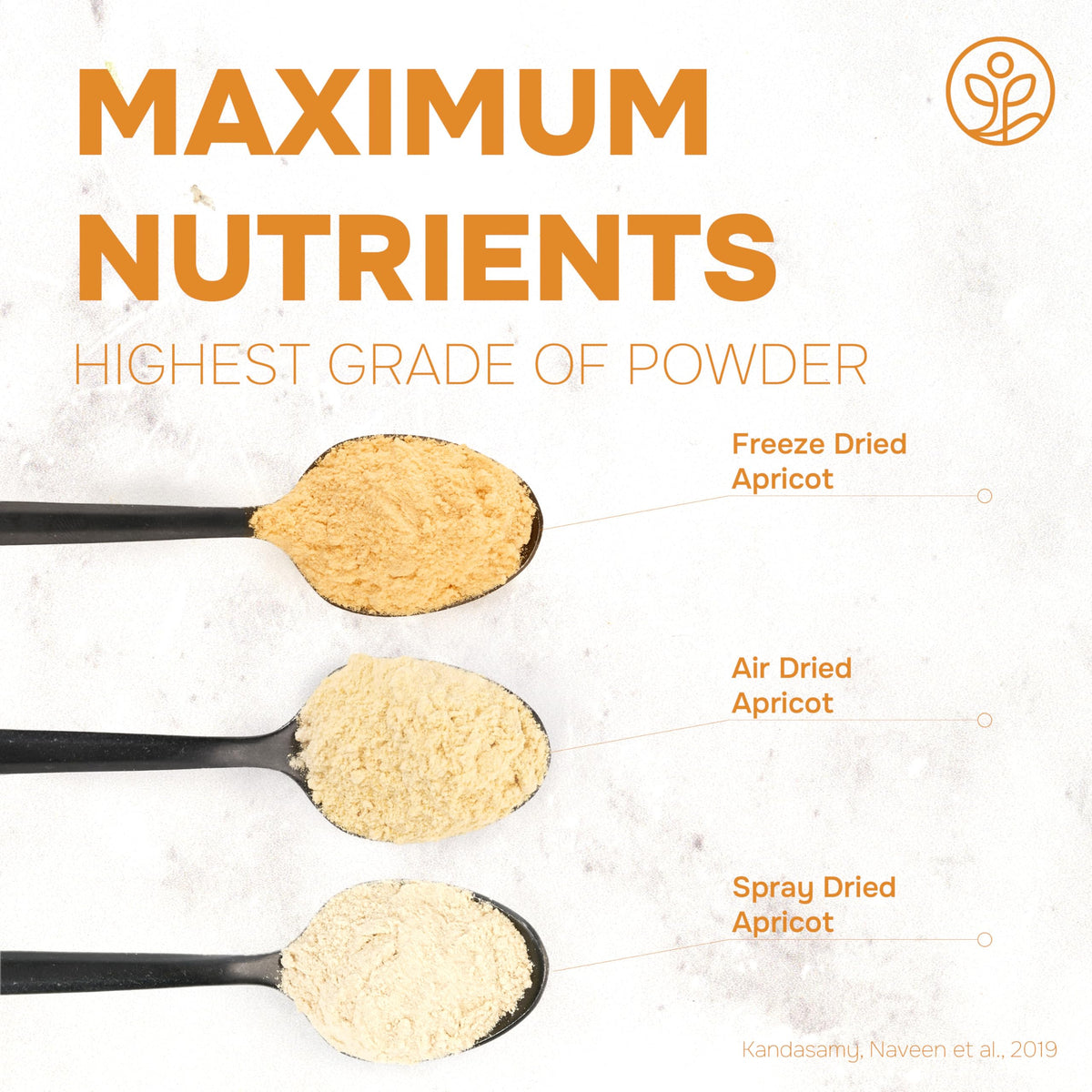 Jungle Powders apricot powder in a smoothie bowl with vibrant color.