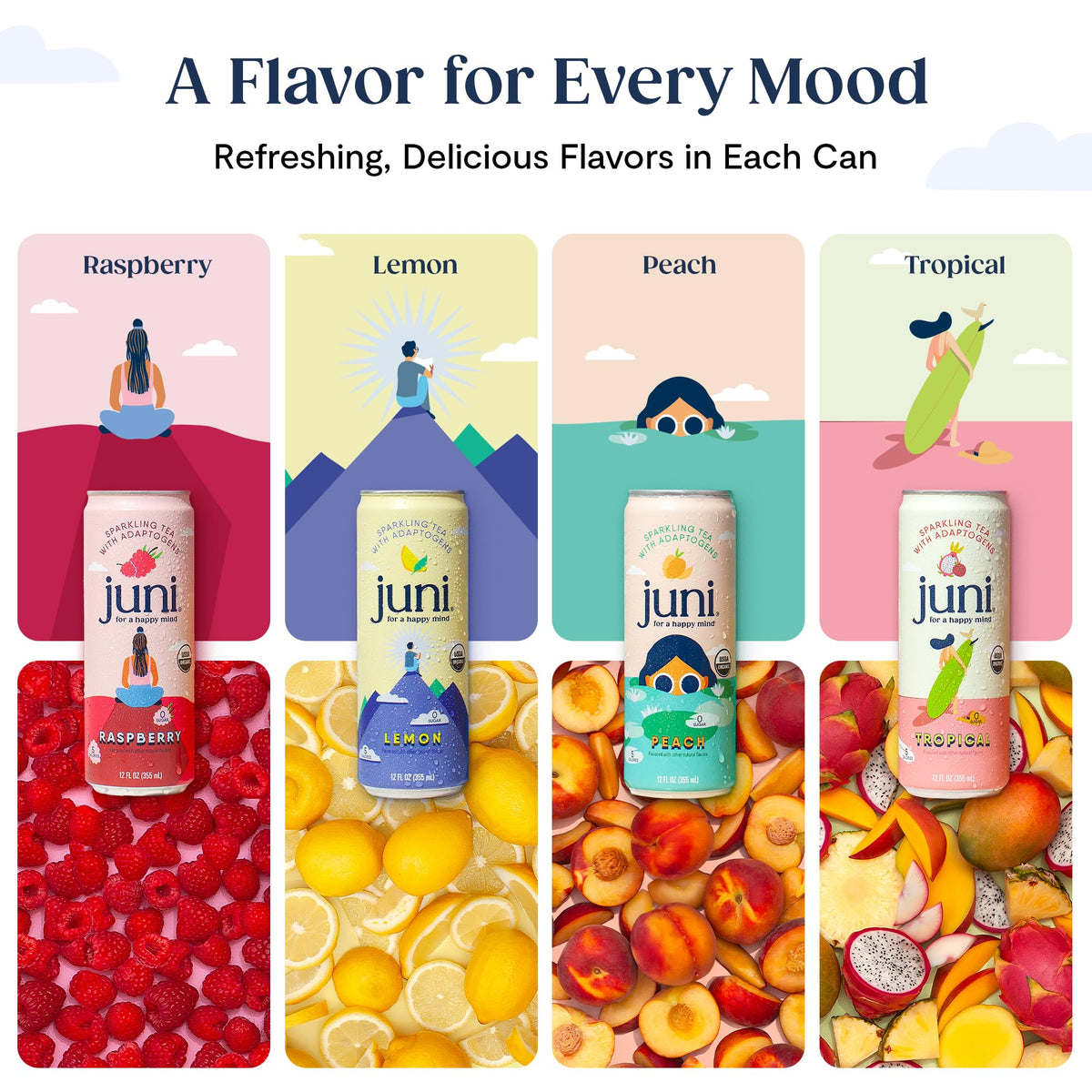 JUNI Organic vegan gluten free non GMO can appeals to healthy lifestyles