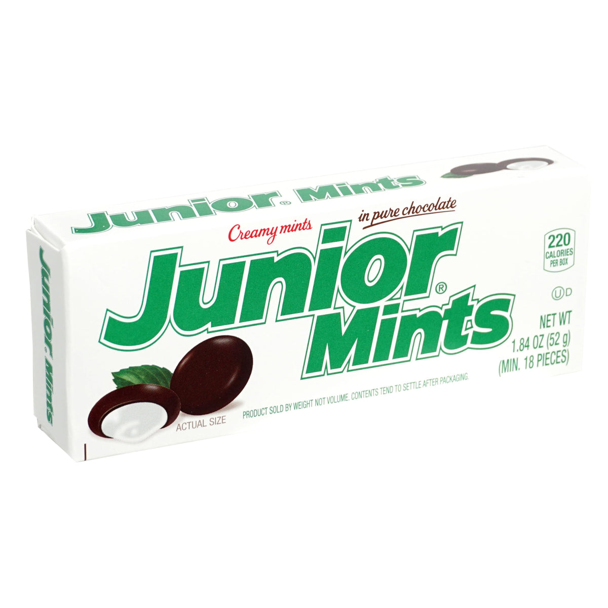 Junior Mints pack of 24, easy to share with friends