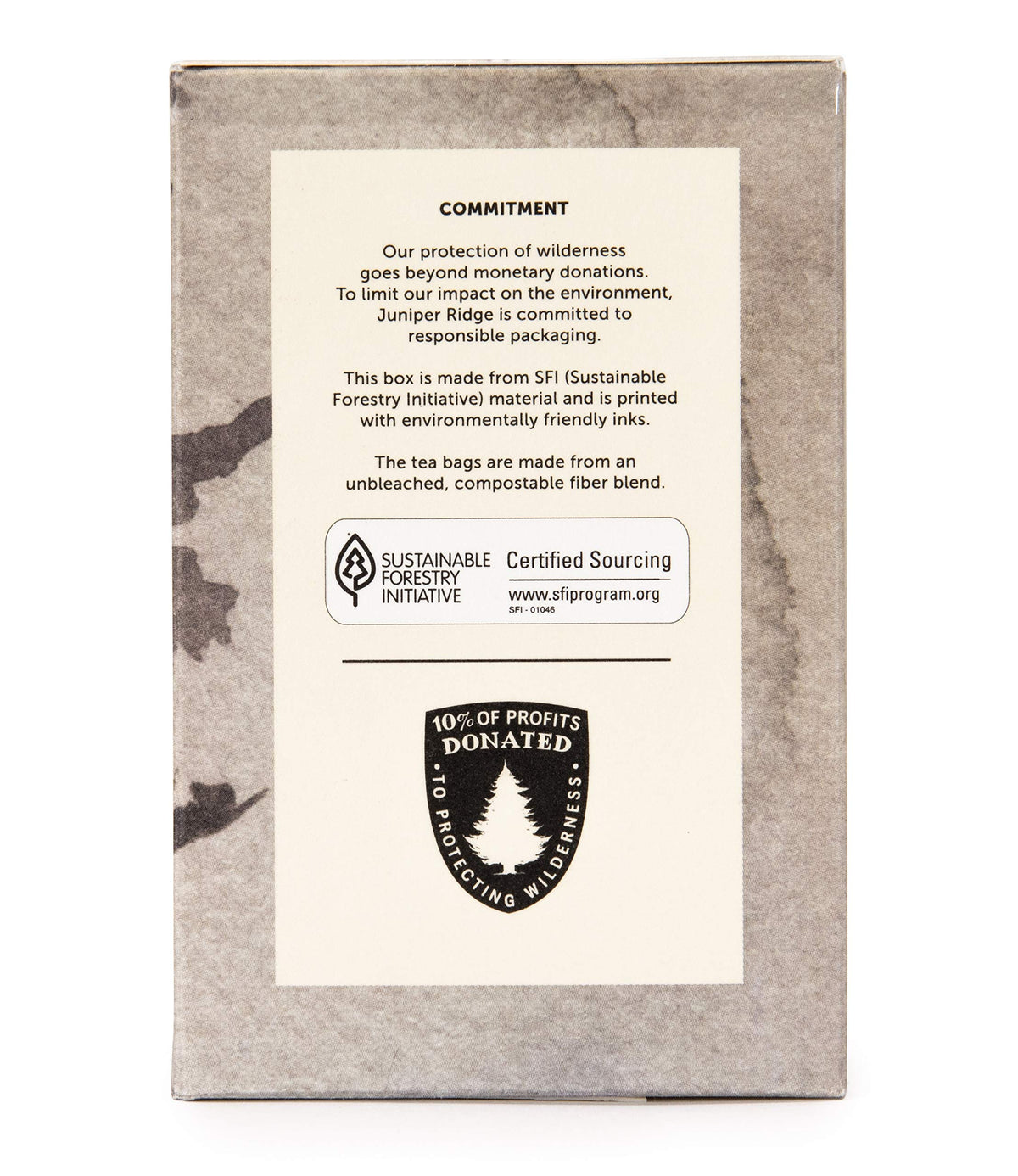 Juniper Ridge Douglas Fir Spring Tip tea campfire scene, cozy moment with friends