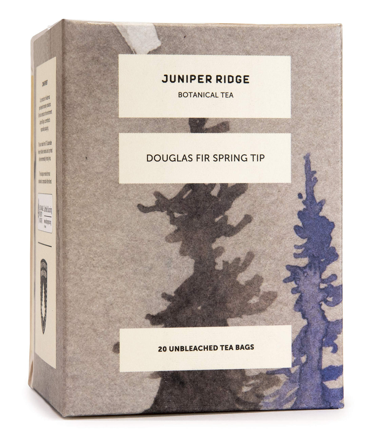 Juniper Ridge Douglas Fir Spring Tip tea with citrus zest, a refreshing ritual