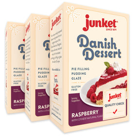 Junket Raspberry Danish Dessert pack shown as quick dessert option