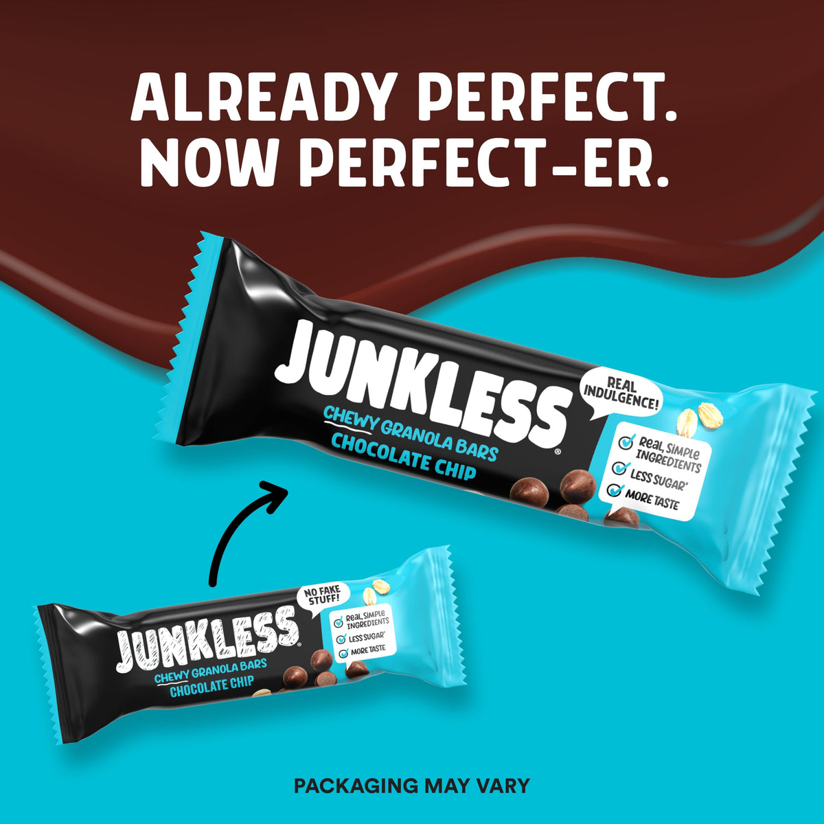 JUNKLESS Classic Cinnamon Roll bar cozy chew for afternoon cravings