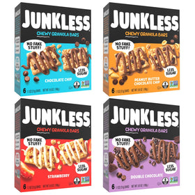 Junkless Fan Favorites Chocolate Chip granola bar for on-the-go snacking
