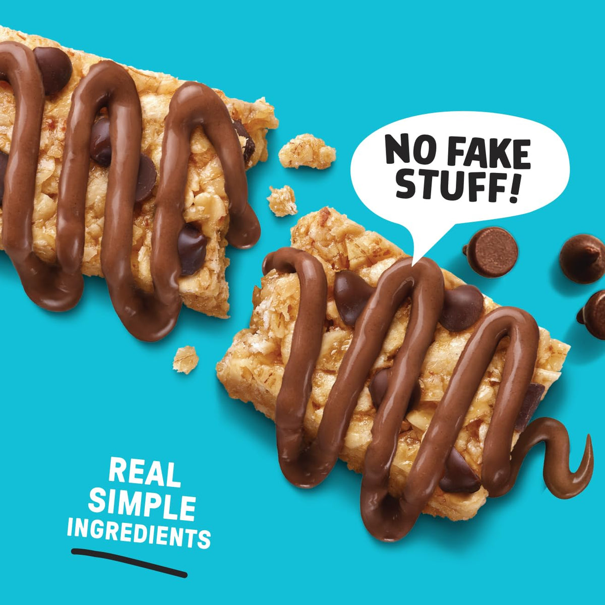 Junkless Fan Favorites Soft Chewy texture granola bar