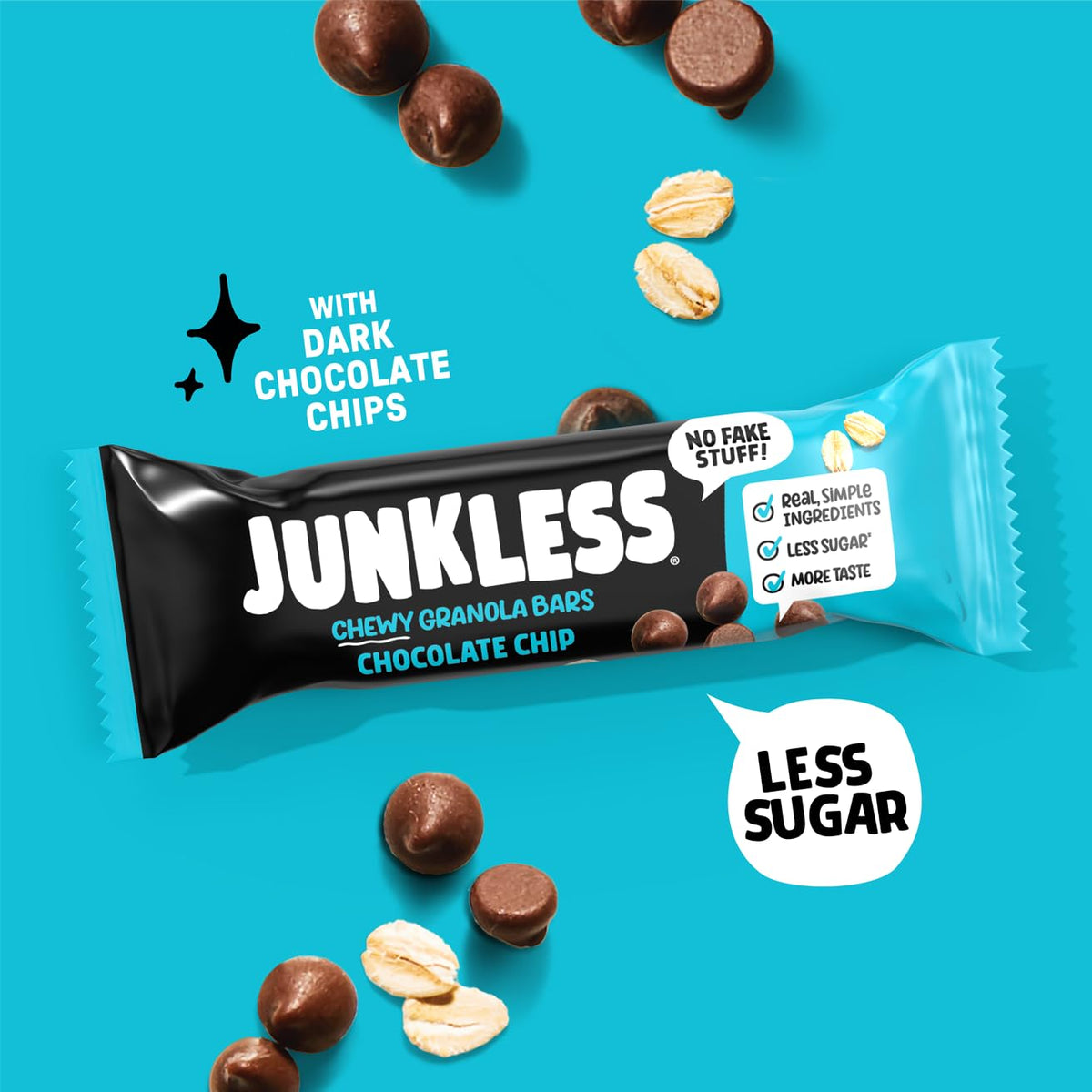 JUNKLESS mom-approved and kids-loved bars for family-friendly snacking