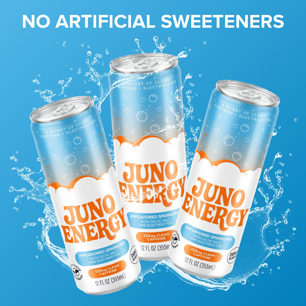 JUNO ENERGY on a desk setup, supporting hydration and sustained focus.