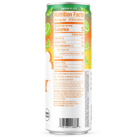 juno energy limeade sparkling can top with smooth fizz ideal for on-the-go