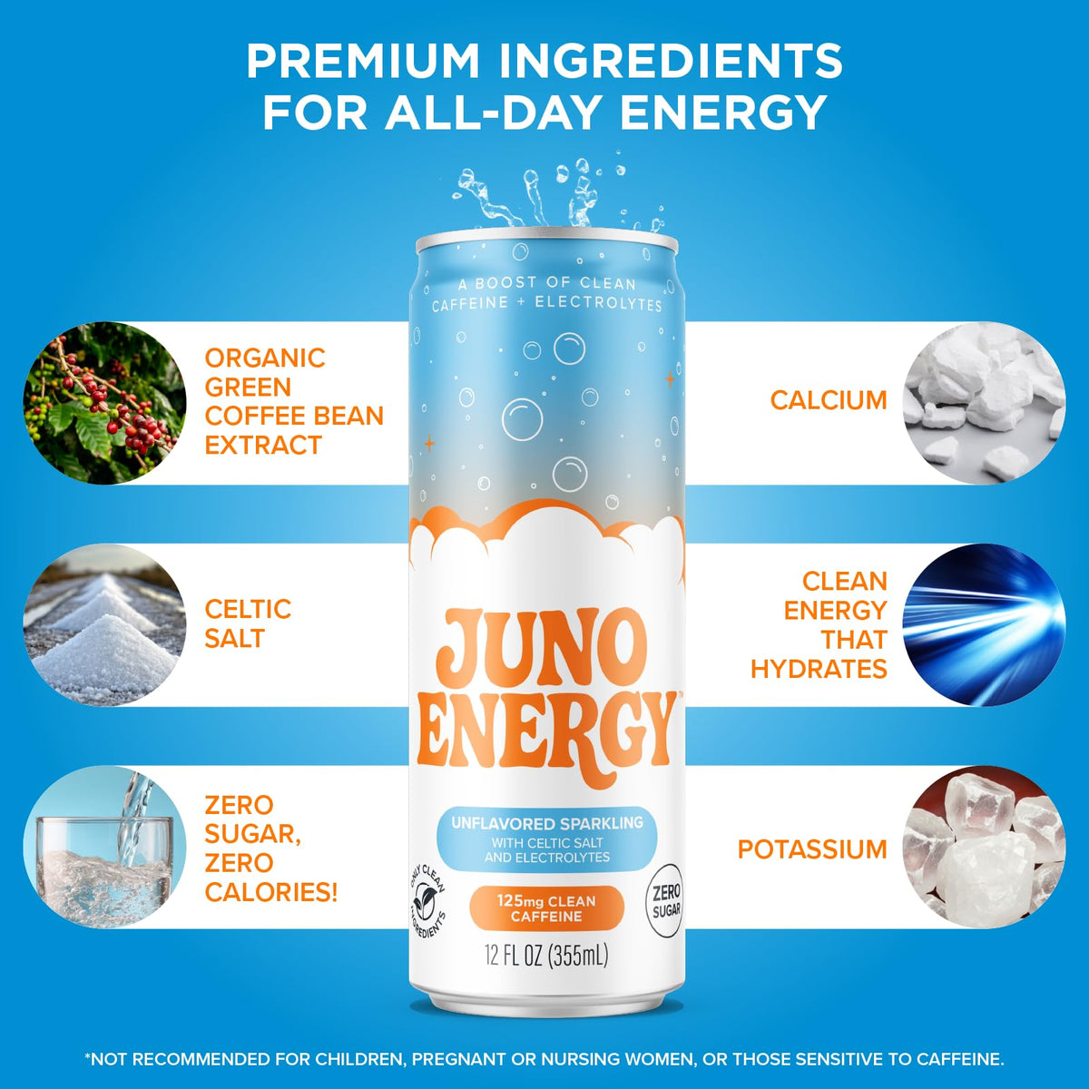 JUNO ENERGY can shown during a morning workout for an energized start.
