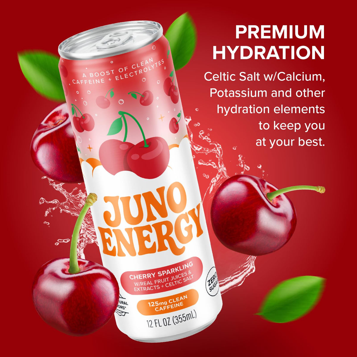 JUNO ENERGY vegan and gluten-free packaging suitable for plant-based diets