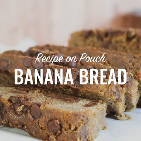 Just About Organic Banana Flour paleo-friendly ingredient ready for grain-free baking.