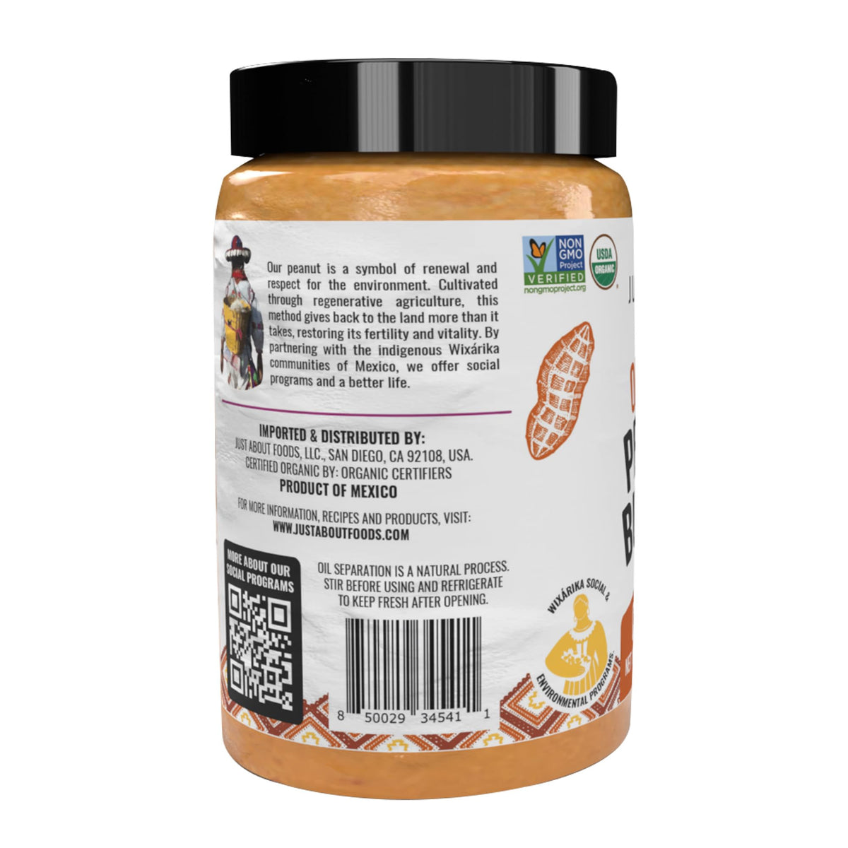 Just About Peanut Butter Ingredient Peanuts focuses on a simple, tasty base