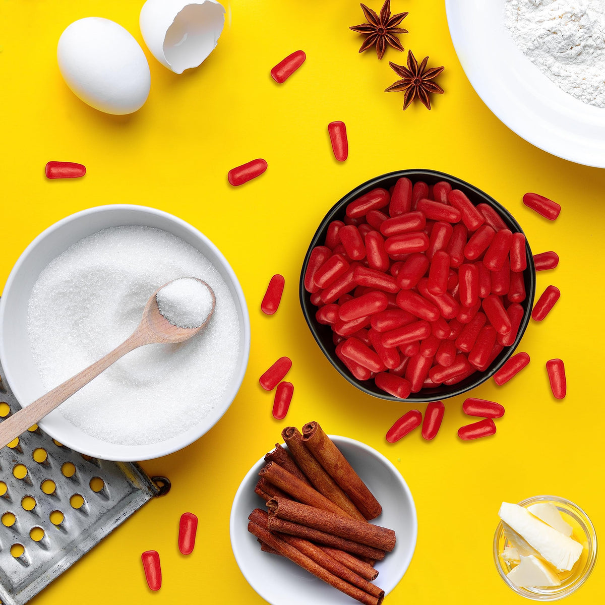 Just Born Hot Tamales Fierce Cinnamon as a movie night snack, flavorful and shareable.
