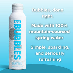 JUST Bubbles pack-12 - convenient family-sized refreshment in a sustainable aluminum pack