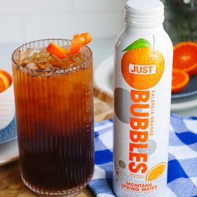 JUST Bubbles Valencia Orange bottle reusable eco-friendly benefit for everyday hydration