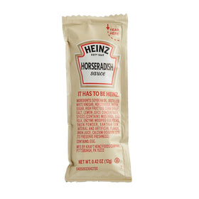 JUST-BUY horseradish packets on a deli sandwich for bold heat