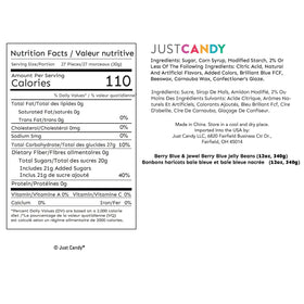 Just Candy berry-flavored chewy jelly beans for events.