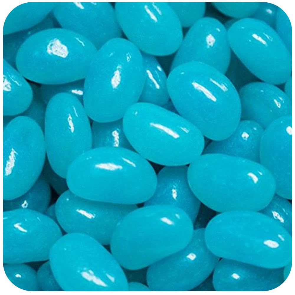 Just Candy light blue jelly beans bulk for party favors.