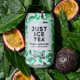 Just Ice Tea Dragon Green 12-pack can display convenient daily refreshment.