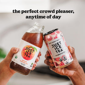 Just Ice Tea Lemon eco-friendly packaging communicates commitment to the environment