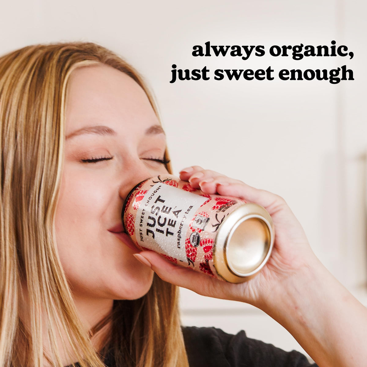 Just Ice Tea Mint twelve-pack packaging emphasizes value and portability