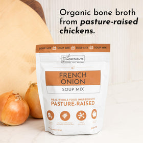 Just Ingredients meals on a plate with savory onion flavor added