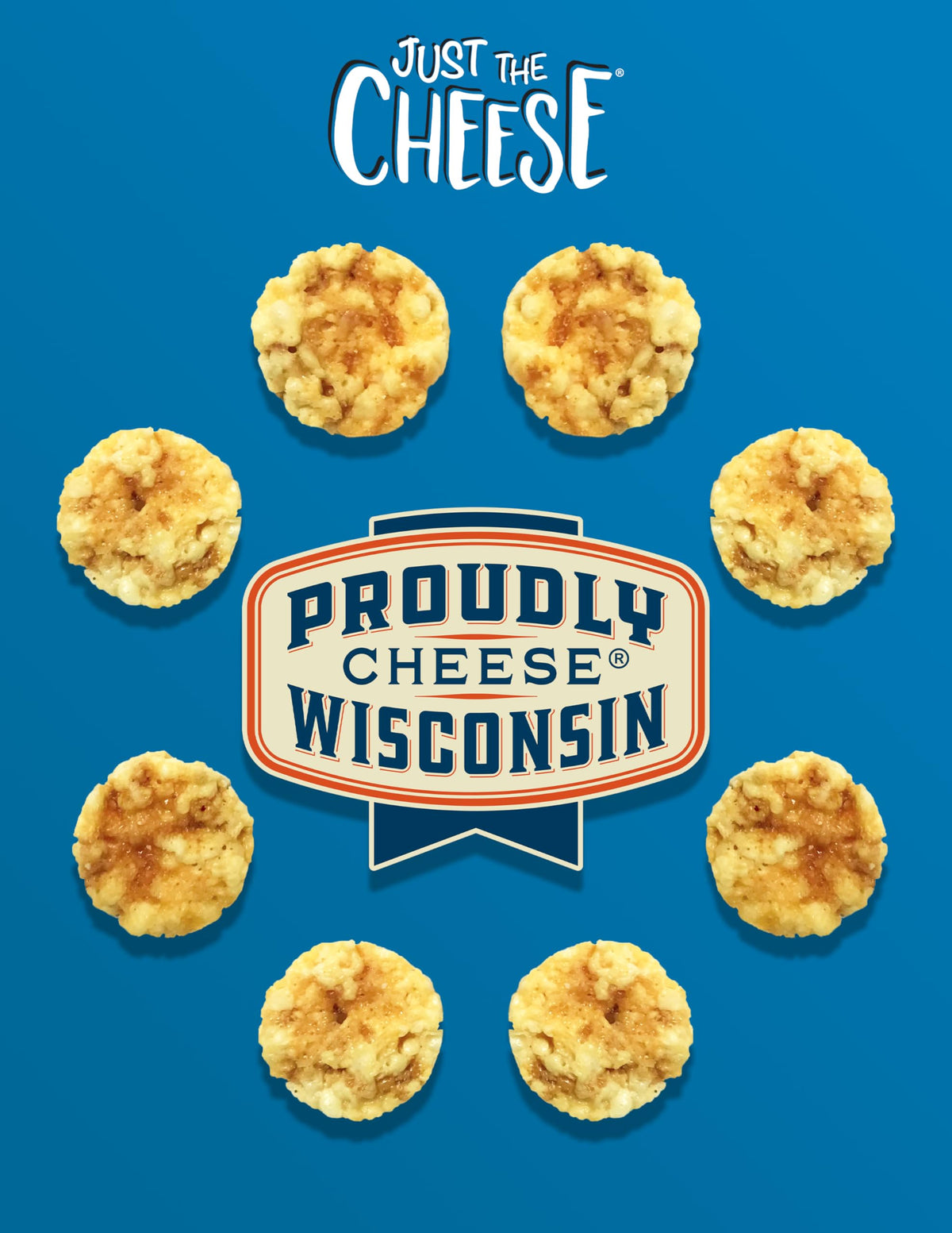 Just The Cheese Minis serve in a bowl showcases savory crunch for a satisfying snack.