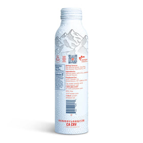 JUST Water Bubbles aluminum bottle ready for on-the-go hydration.