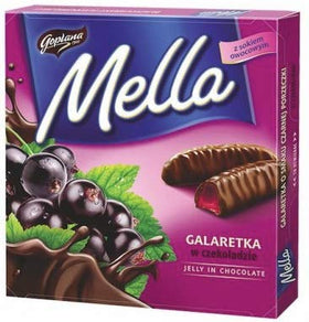 Jutrzenka MELLA lemon chocolate coated jelly, refreshing citrus flavor anytime