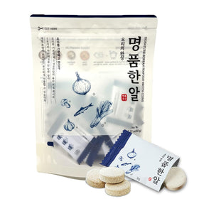 Jwellfood instant broth tablets – anchovy stock pack for quick, flavorful soups.