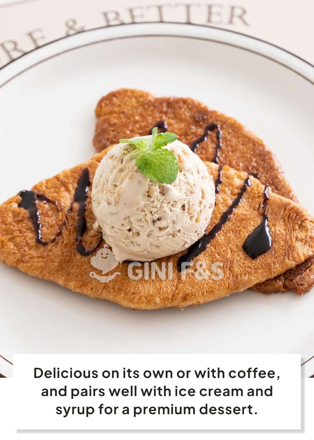 K FOOD Korean Food flat croissant snack 102 calories, a mindful snack option