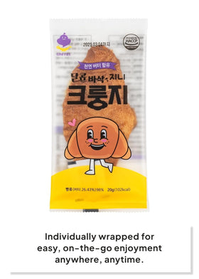 K FOOD Korean Food flat croissant snack on the go, a light treat