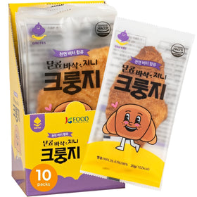 K FOOD Korean Food flat croissant snack pack 10, easy, shareable for gatherings