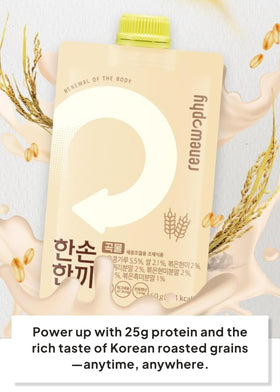 K Food Korean Food 25g plant-based protein shake highlighting energy support