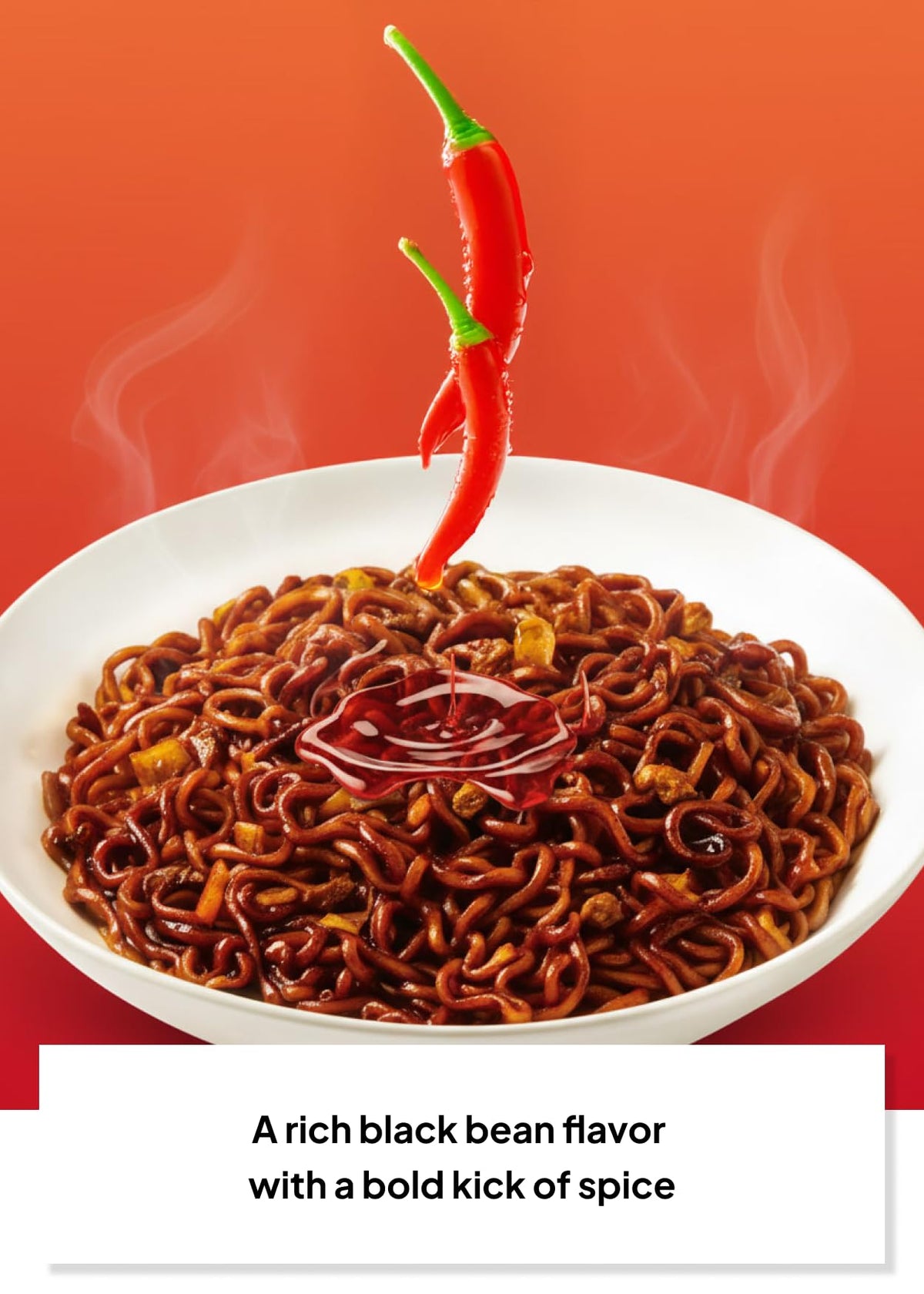 K FOOD KOREAN FOOD Bulramen Jjajang plated dish rich jjajang flavor