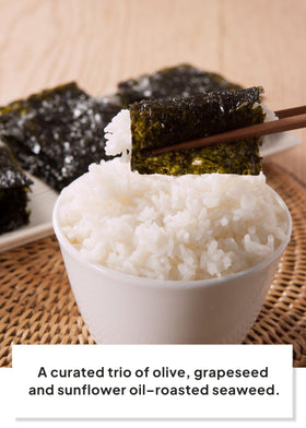 K FOOD KOREAN FOOD keto-friendly seaweed snack with plant-based ingredients