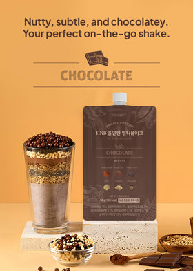 K FOOD KOREAN FOOD chocolate multi shake pouch ready for quick prep.