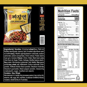 Paldo Jjajangmen noodles boiling during quick five-minute cook.