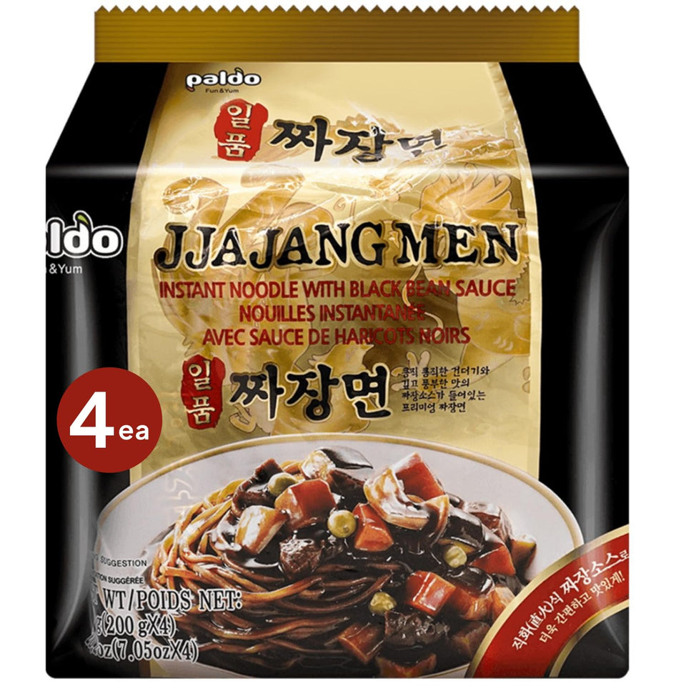 K FOOD Paldo Jjajangmen noodles pack front for quick, authentic dinners.