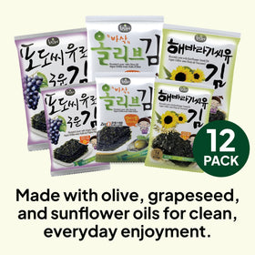 K FOOD KOREAN FOOD single-serve seaweed pack 0.17 oz ready-to-eat