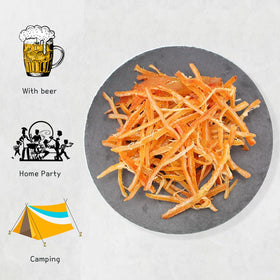 K-Herb dried squid snack pairs nicely with beer for social moments.