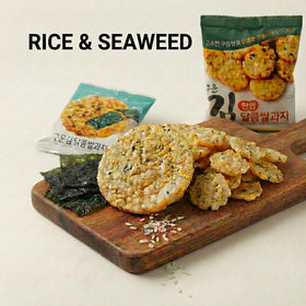 K-Herb roasted seaweed flakes add savory aroma.