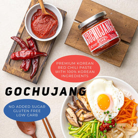 K Kurious Pantry gochujang ingredients meju garu on display for traditional fermentation