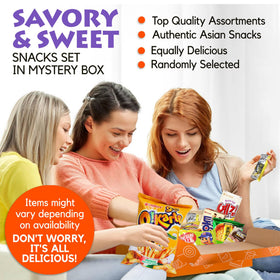K-Munchies Asian Snack Box chips selection promotes satisfying crunch during study breaks.