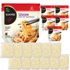 KA-ME Udon Noodles pack-6 front, ready for quick stir-fries and comforting bowls.