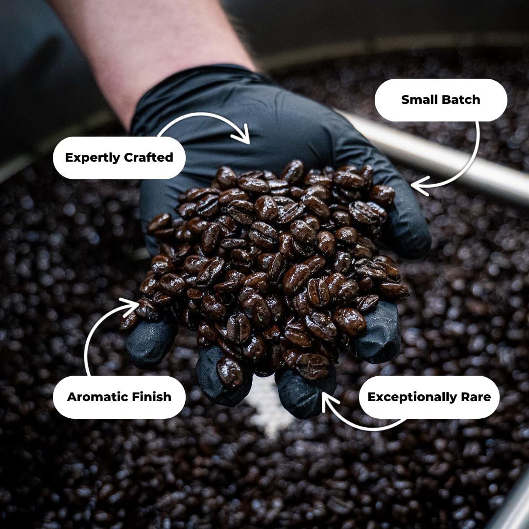 Estate coffee with dark chocolate, toasted nuts, and floral notes for depth.
