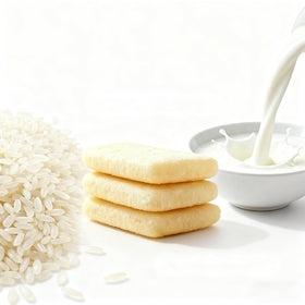 KachiKachi Milk Rice Cracker Milk Flavor aroma hints of sweetness