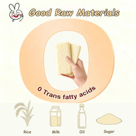 KachiKachi Milk Rice Cracker Soft Centre reveals melt-in-mouth texture during breaks
